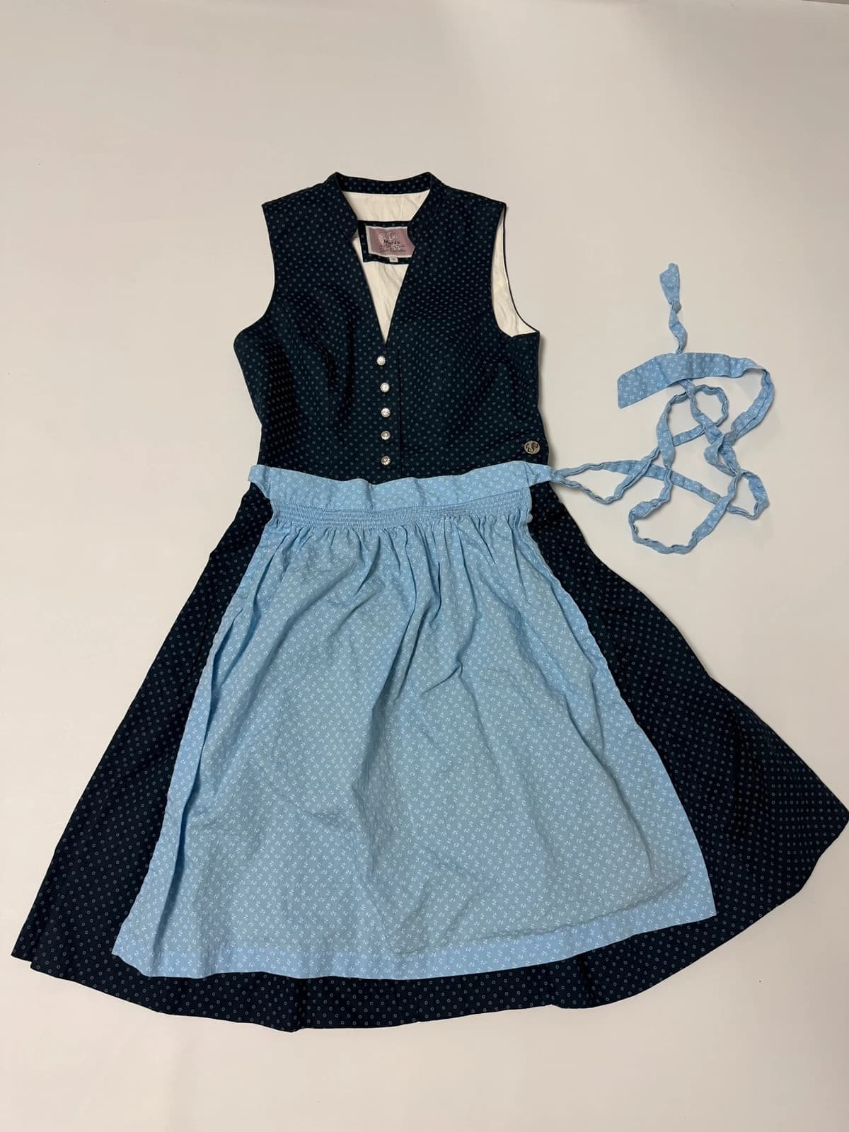 MarJo bavorské šaty / dirndl / kroj, velikost 36 — second hand, velmi dobrý