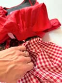Krüger Madl Krüger bavorské šaty / dirndl / kroj, velikost 36 — second hand, velmi dobrý — detail 5
