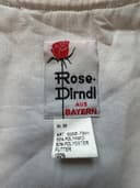 Rose dirndl bavorské šaty, velikost 38 — second hand, velmi dobrý — detail 2