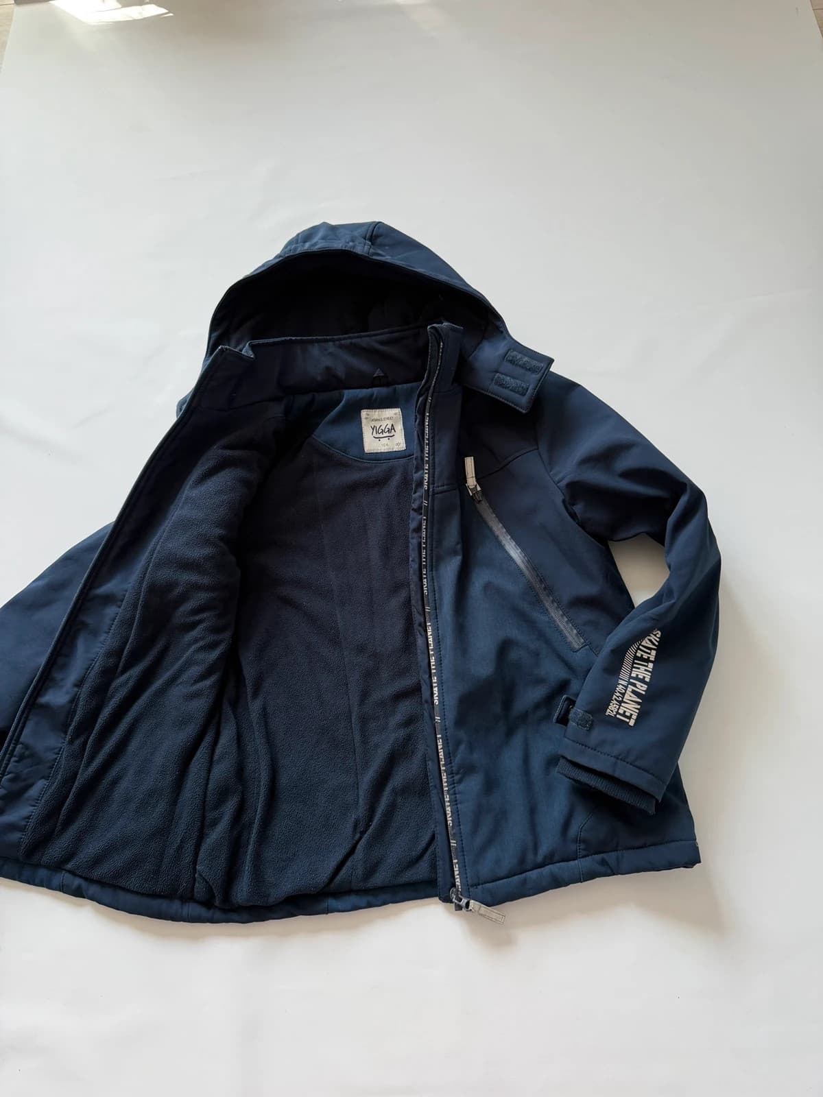 Yigga tepá softshellová bunda, velikost 164 — second hand, velmi dobrý