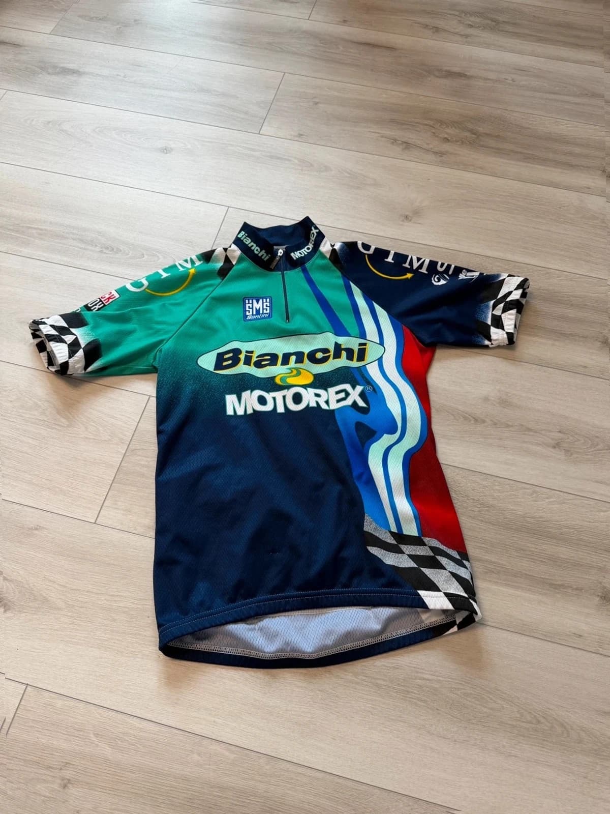 Santini cyklistické triko / dres, velikost M — second hand, velmi dobrý