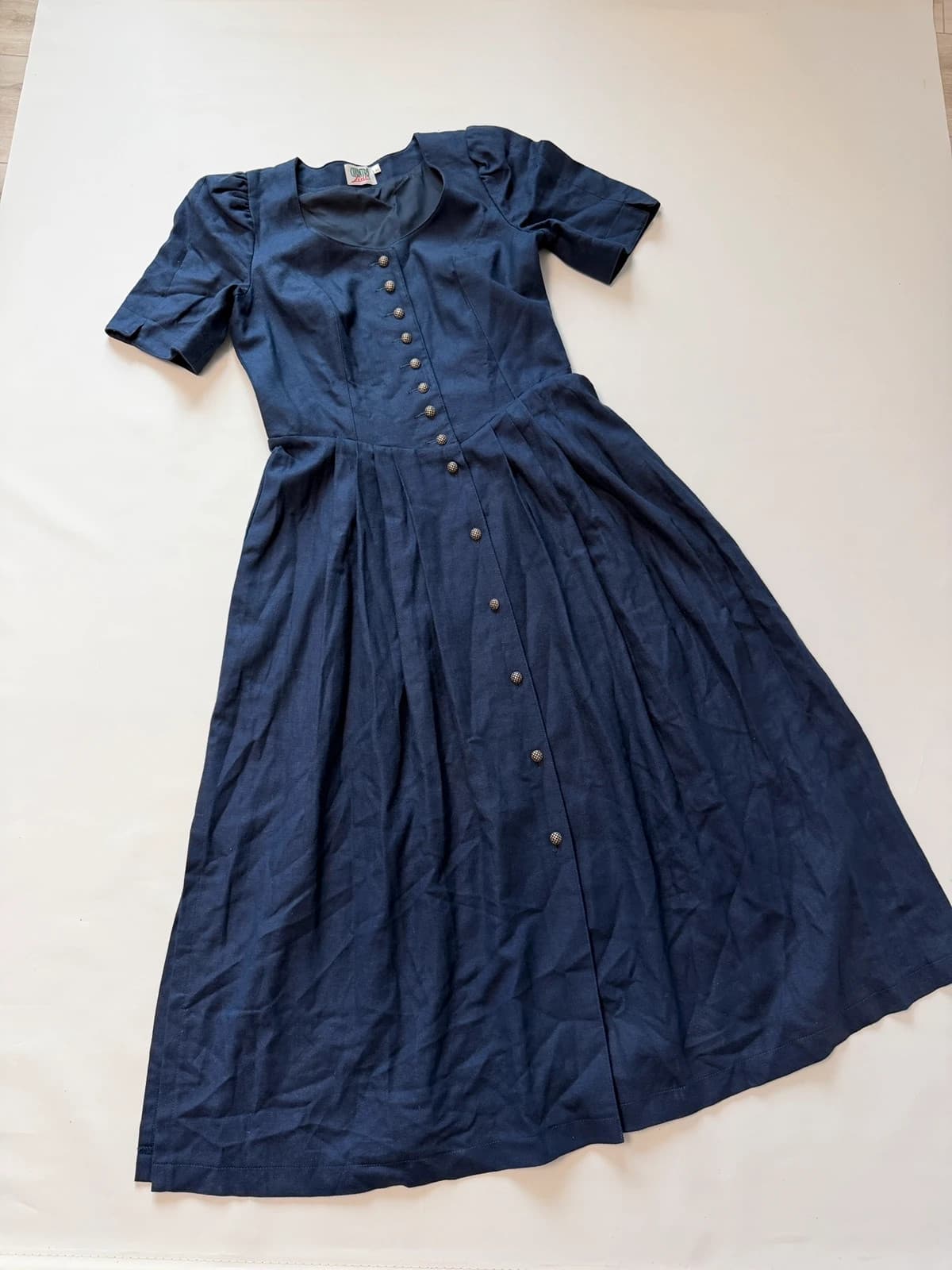 Country line lněné bavorské šaty, velikost 42 — second hand, velmi dobrý
