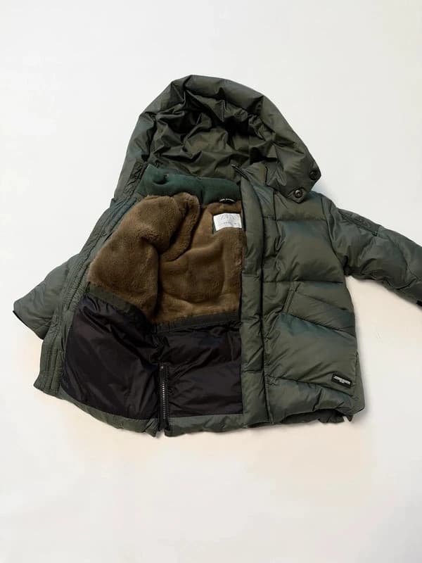 Zara péřová bunda, velikost 98 — second hand, jako nové