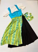 C&A bavorské šaty / dirndl / kroj, velikost 44 — second hand, velmi dobrý — detail 1