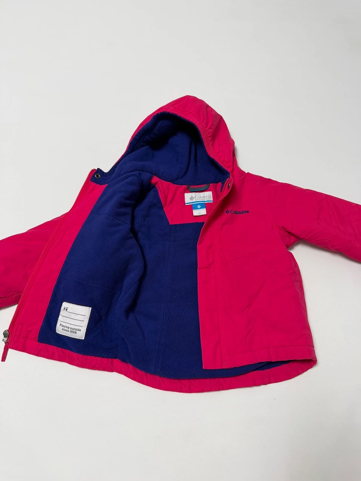 Columbia bunda, velikost 104 — second hand, velmi dobrý