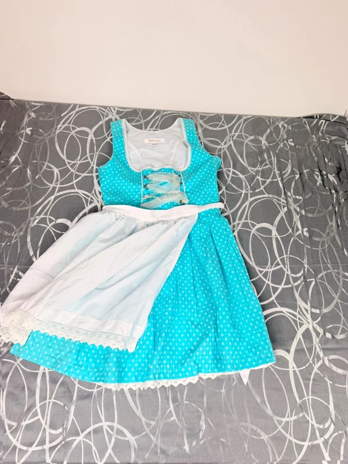 MarJo bavorské šaty / dirndl / kroj, velikost 38 — second hand, velmi dobrý