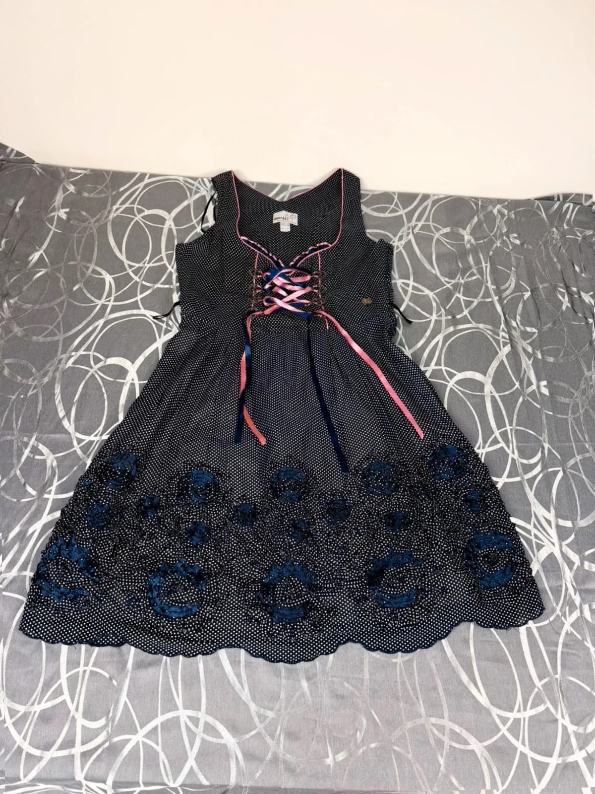 MarJo bavorské šaty / dirndl / kroj, velikost 38 — second hand, velmi dobrý
