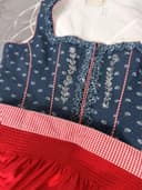 C&A bavorské šaty / dirndl / kroj, velikost 36 — second hand, jako nové — detail 3