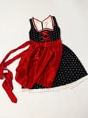 Nkd bavorské šaty  / Dirndl / kroj, velikost L — second hand, velmi dobrý — detail 1