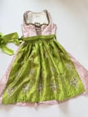 Bavorské šaty / dirndl / kroj Tramontana, velikost 38 — second hand, velmi dobrý — detail 4