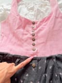 h.moser bavorské šaty, velikost 34 — second hand, velmi dobrý — detail 6