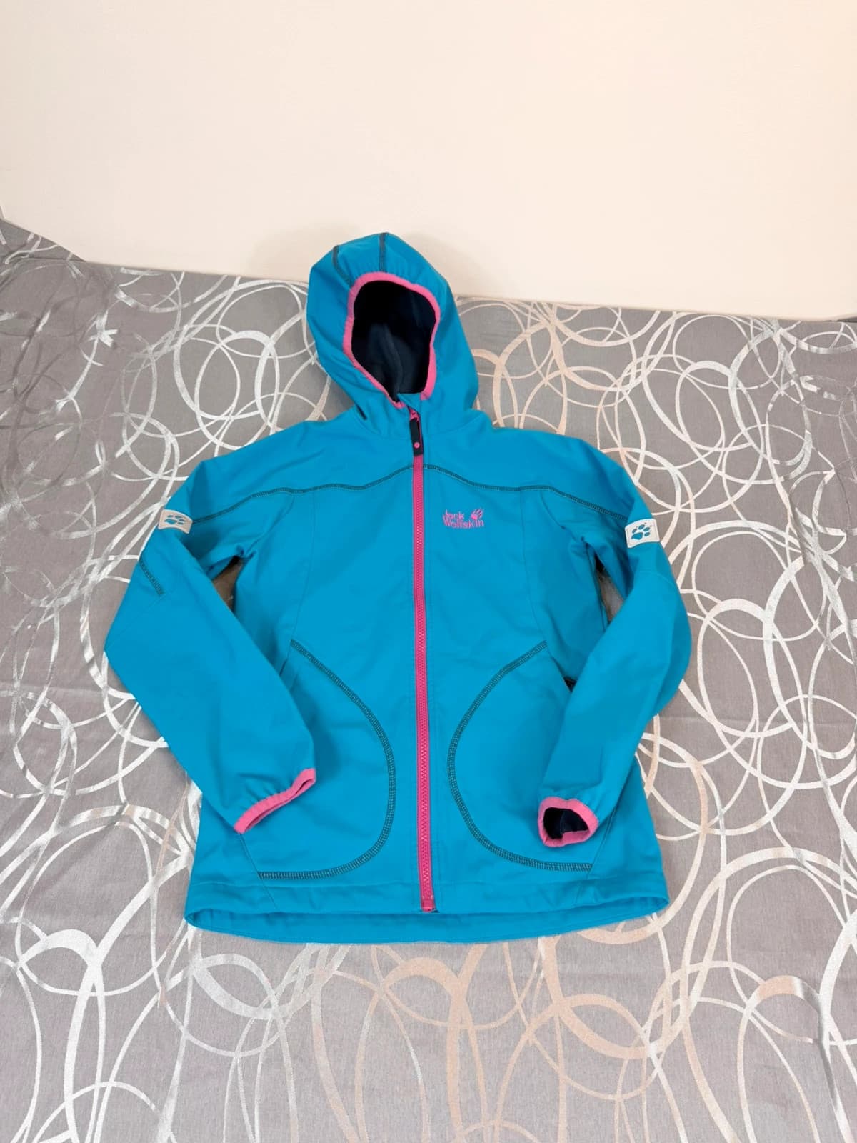 Jack Wolfskin softshellová bunda, velikost 152 — second hand, dobrý