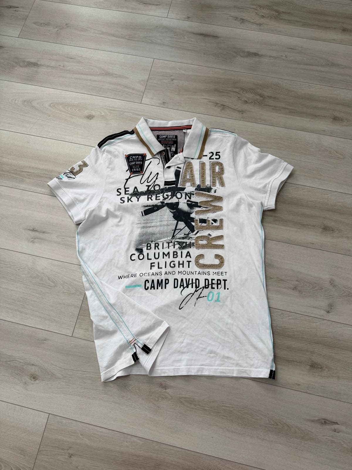 Triko Camp David, velikost XL — second hand, velmi dobrý