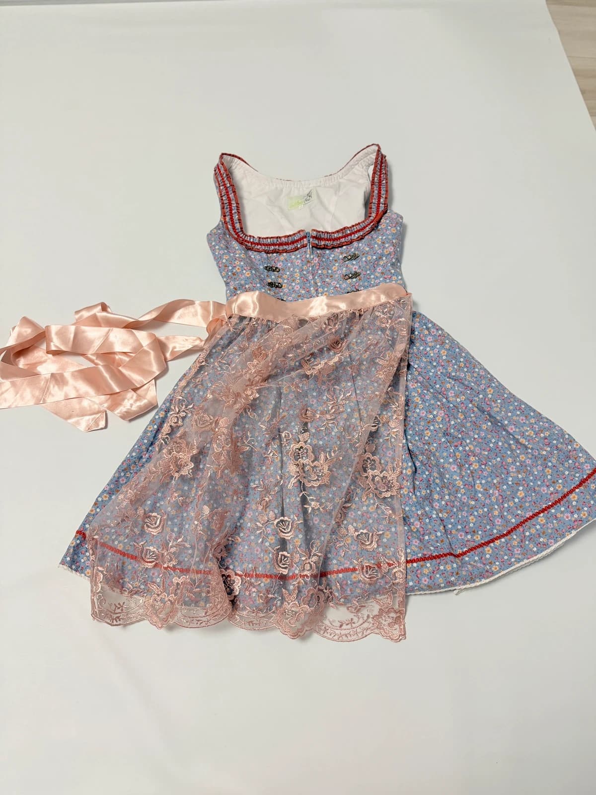 Alpenfee bavorské šaty  / Dirndl / kroj, velikost 32 — second hand, dobrý