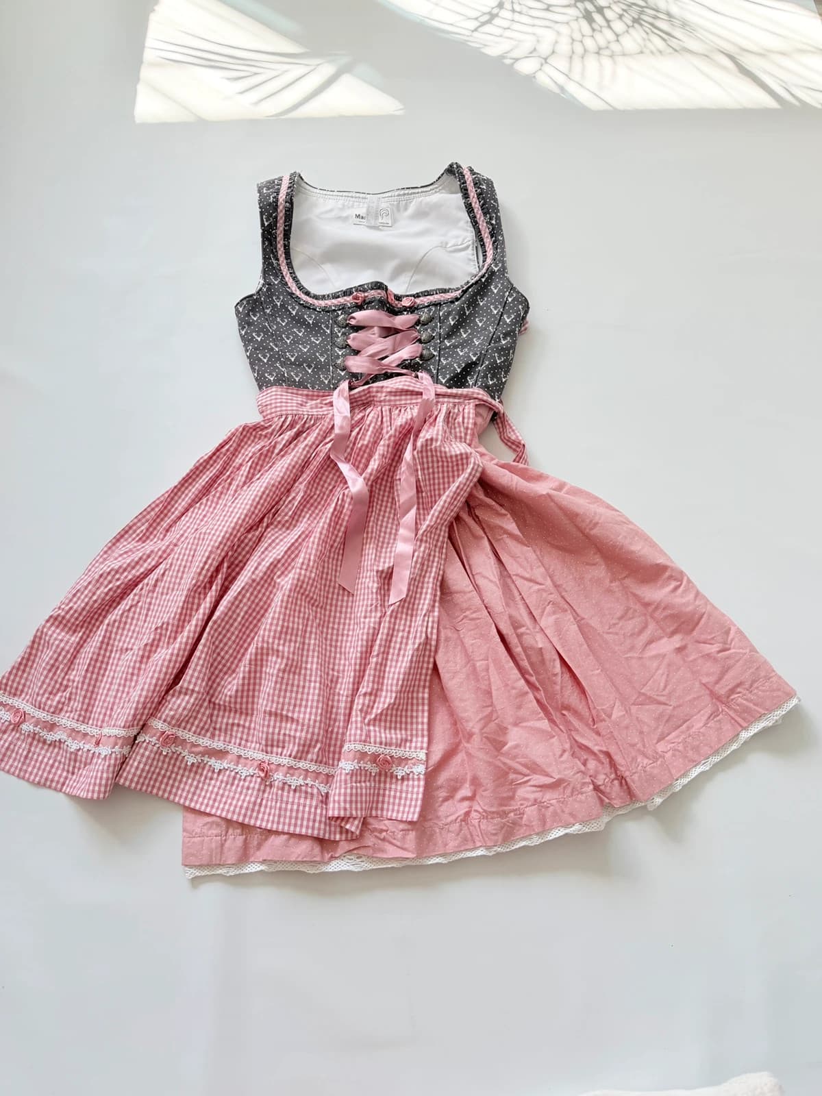 MarJo bavorské šaty / dirndl / kroj, velikost 32 — second hand, velmi dobrý
