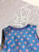 Himmelblau bavorské šaty / dirndl / kroj, velikost L — second hand, nové s visačkou — detail 8