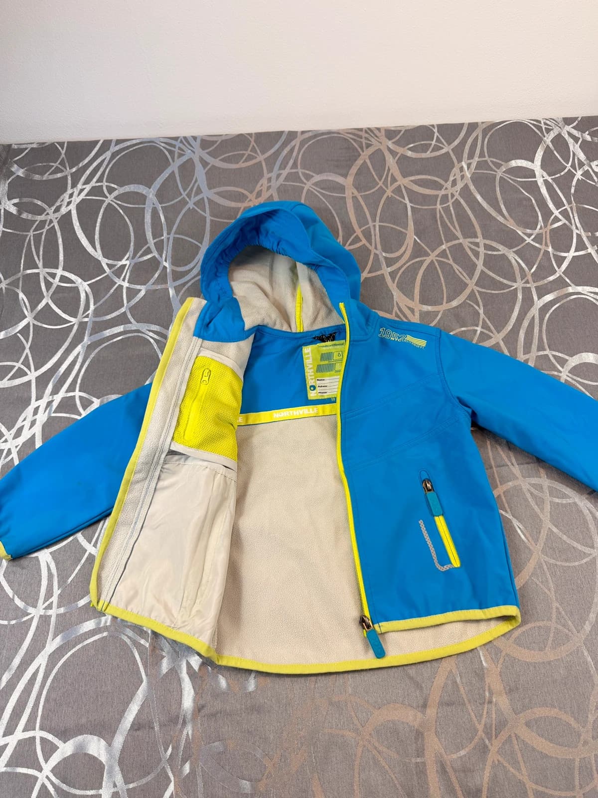 Northville softshellová bunda, velikost 98 — second hand, velmi dobrý