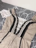 C&A Lněné bavorské šaty / dirndl / kroj, velikost S — second hand, velmi dobrý — detail 2