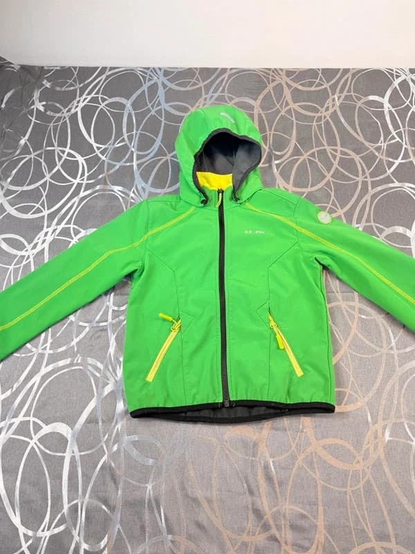 Icepeak softshellová bunda, velikost 122 — second hand, velmi dobrý