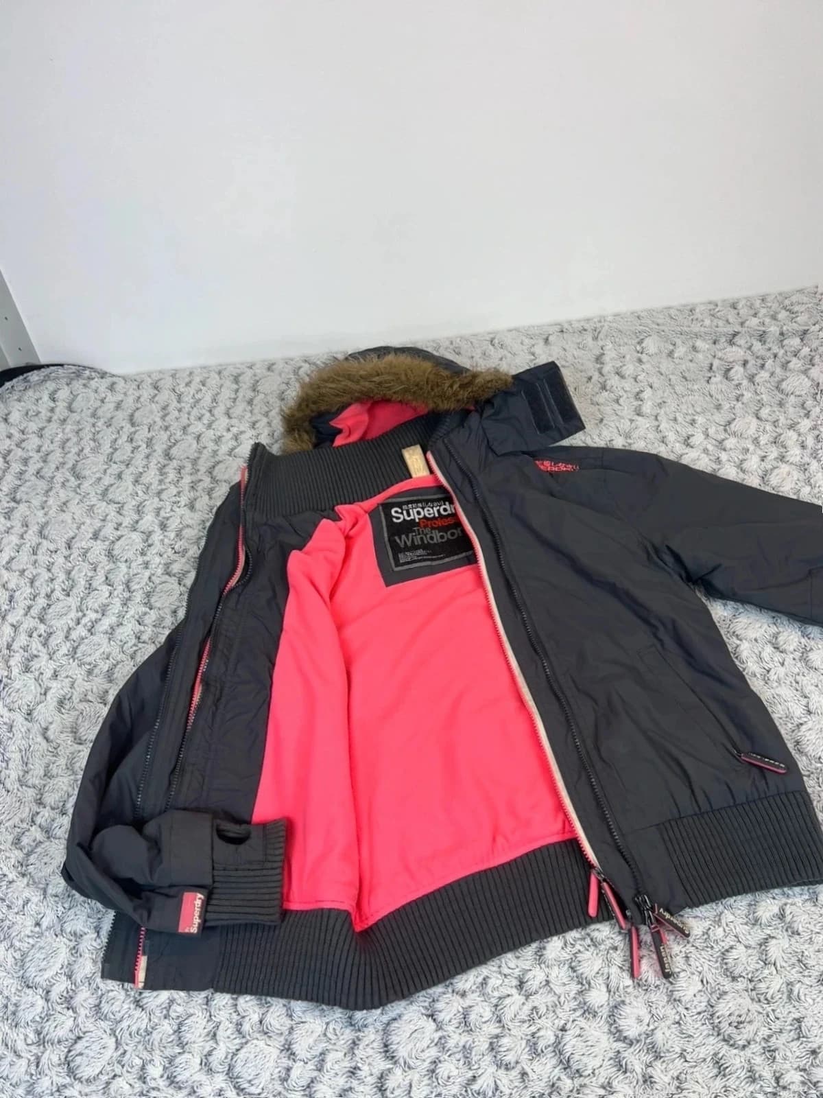 Superdry bunda, velikost XL — second hand, velmi dobrý