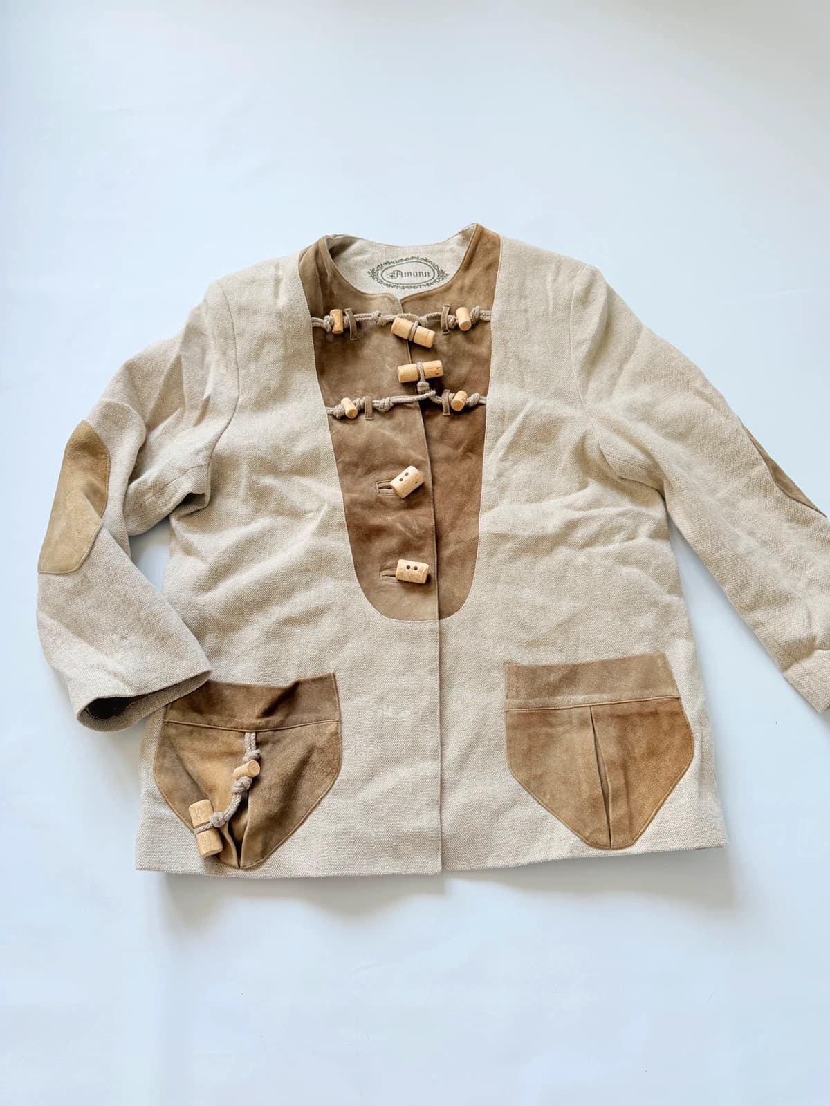 Amann bavorské sako, velikost 40 — second hand, velmi dobrý