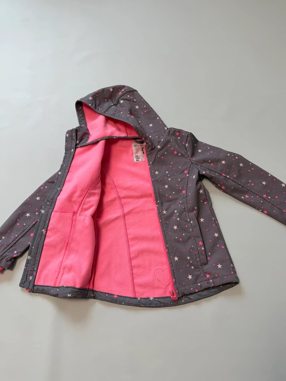 Dopodopo softshellová bunda, velikost 116 — second hand, velmi dobrý