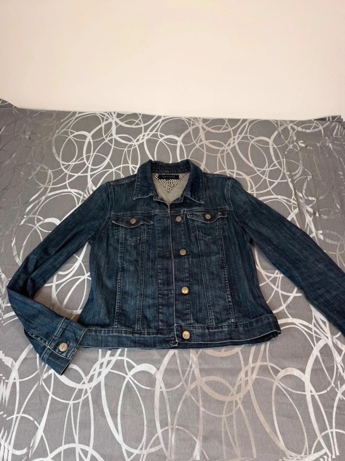 Tommy Hilfiger riflová bunda, velikost S — second hand, velmi dobrý