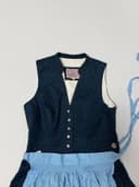 MarJo bavorské šaty / dirndl / kroj, velikost 36 — second hand, velmi dobrý — detail 2