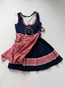 MarJo bavorské šaty / dirndl / kroj, velikost 38 — second hand, velmi dobrý — detail 1