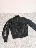 Alpha Industries bunda, velikost M — second hand, velmi dobrý — detail 1
