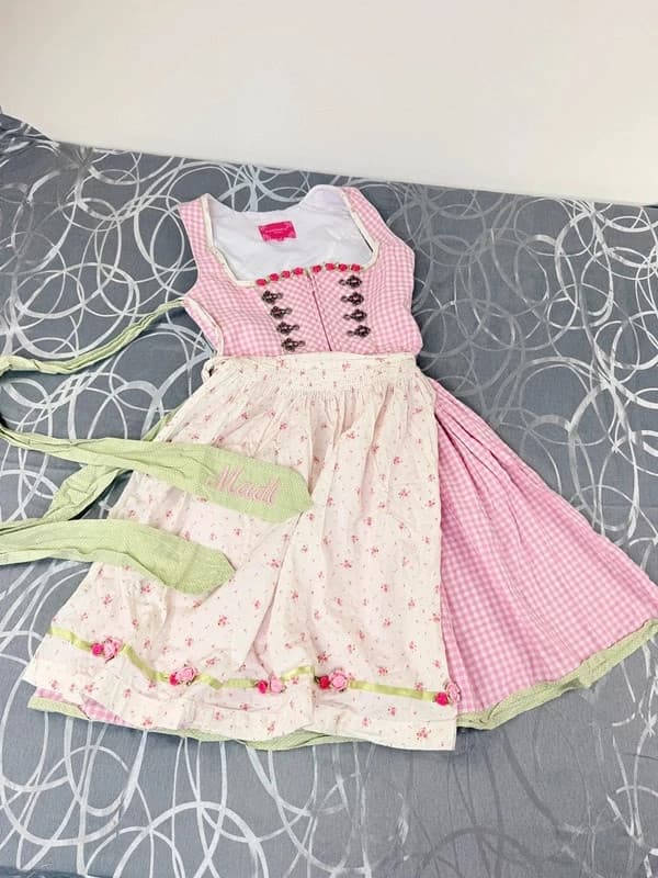 Krüger Madl Krüger bavorské šaty / dirndl / kroj, velikost 34 — second hand, velmi dobrý